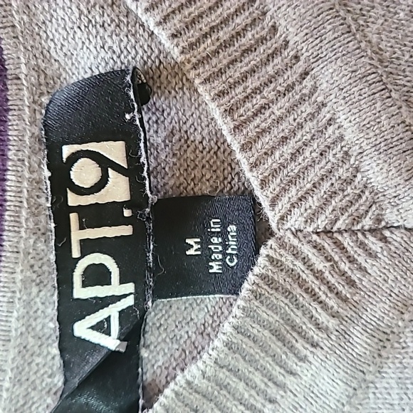 Apt. 9 | Gray Diamond Pattern Sweater Vest | Medium - Picture 3 of 4